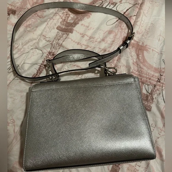 Michael Kors Silver shoulder bag with crystal embellishments. New without tags. - Picture 2 of 2